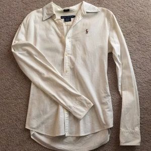 White Ralph Lauren Women’s Slim Fit Button Down